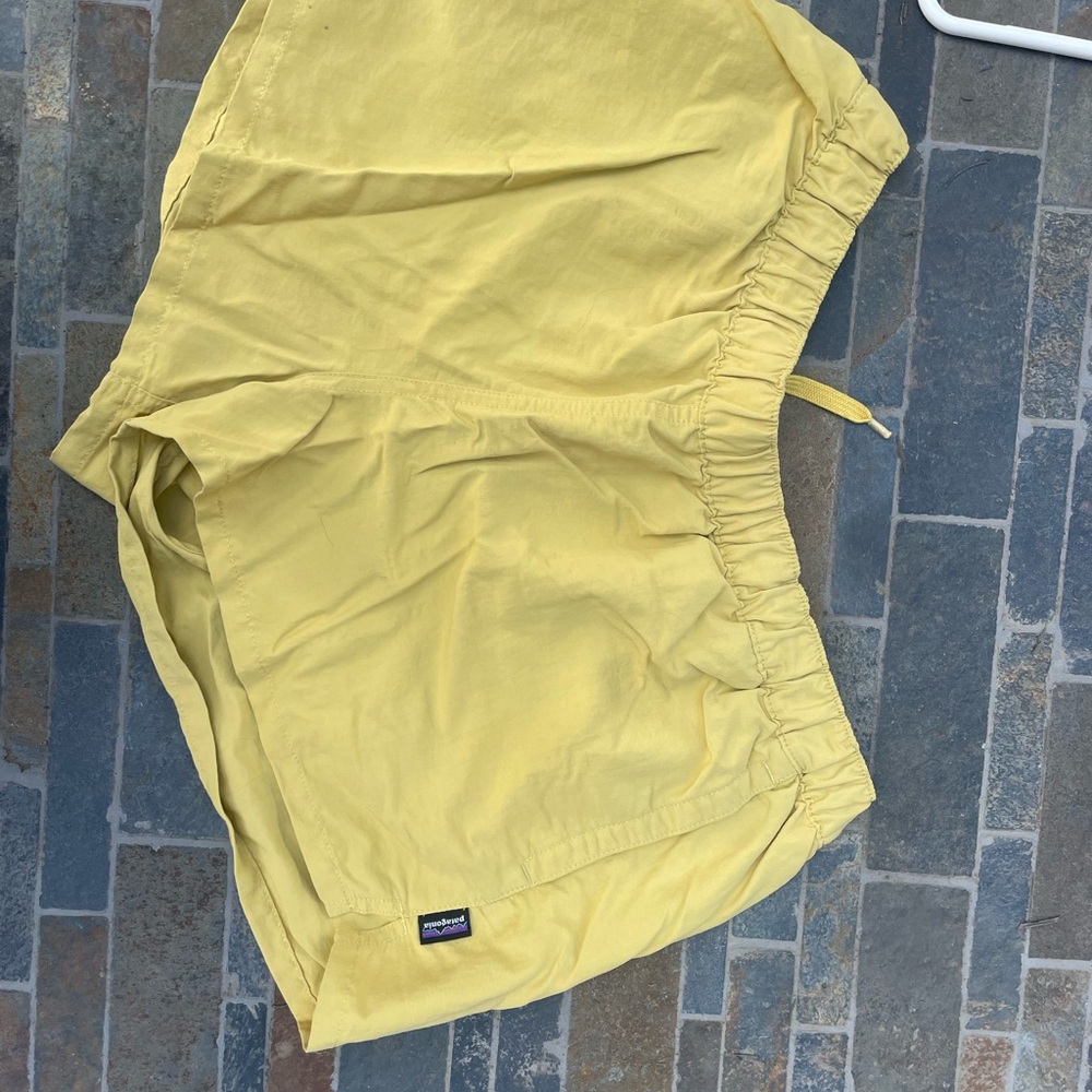 Yellow Patagonia Shorts
